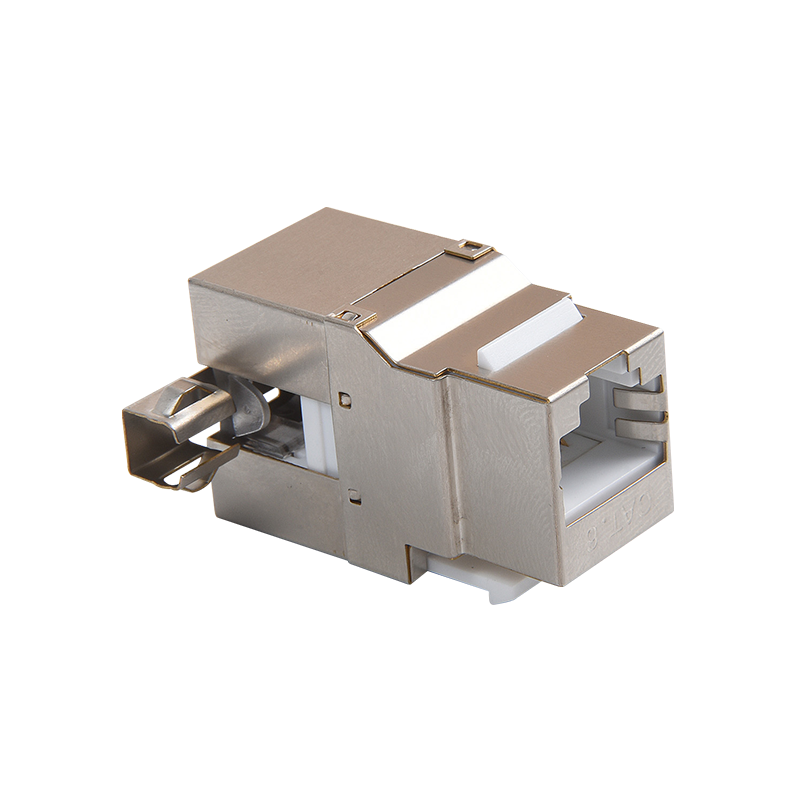 SMT-1016D8C6, FTP CLXXX gradu Shielded Cat6a Keystone Jack CX & Krone IDC